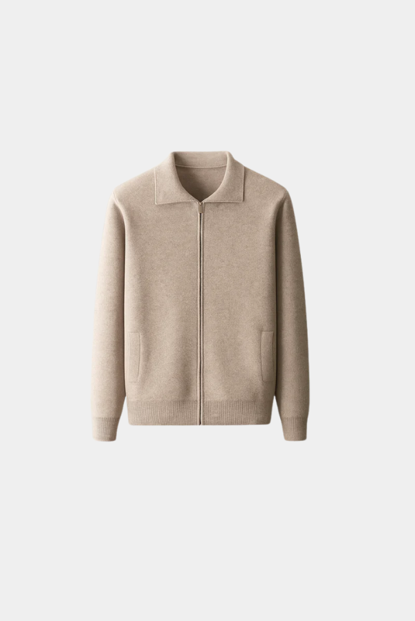 Camel Polo Cardigan